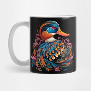 Patriotic Mandarin Duck Mug
